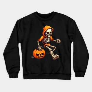 Halloween Skeleton Crewneck Sweatshirt